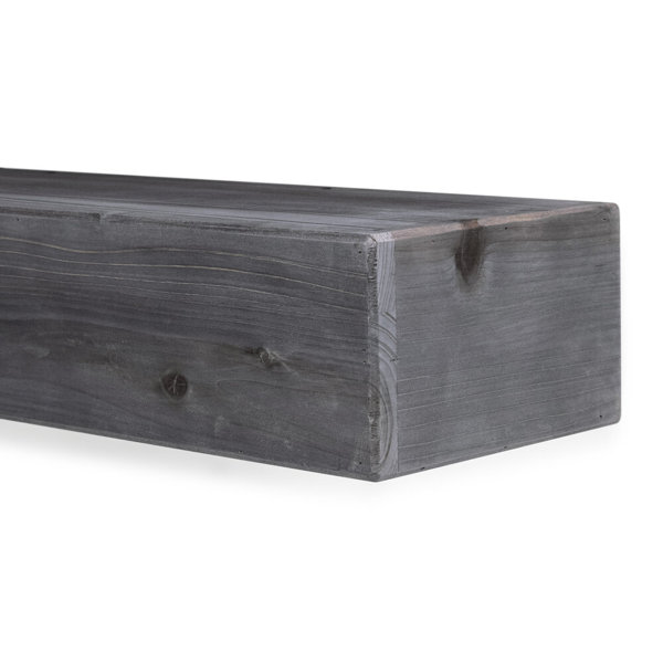 Dogberry Collections Weathered Beam Fireplace Shelf Mantel & Reviews